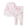 Cherry Blossom Tree Organic Cotton Two-Piece Pajamas: 3T