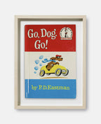 Go Dog Go by P.D. Eastman Book Cover Print: Maple Frame / 11×14"