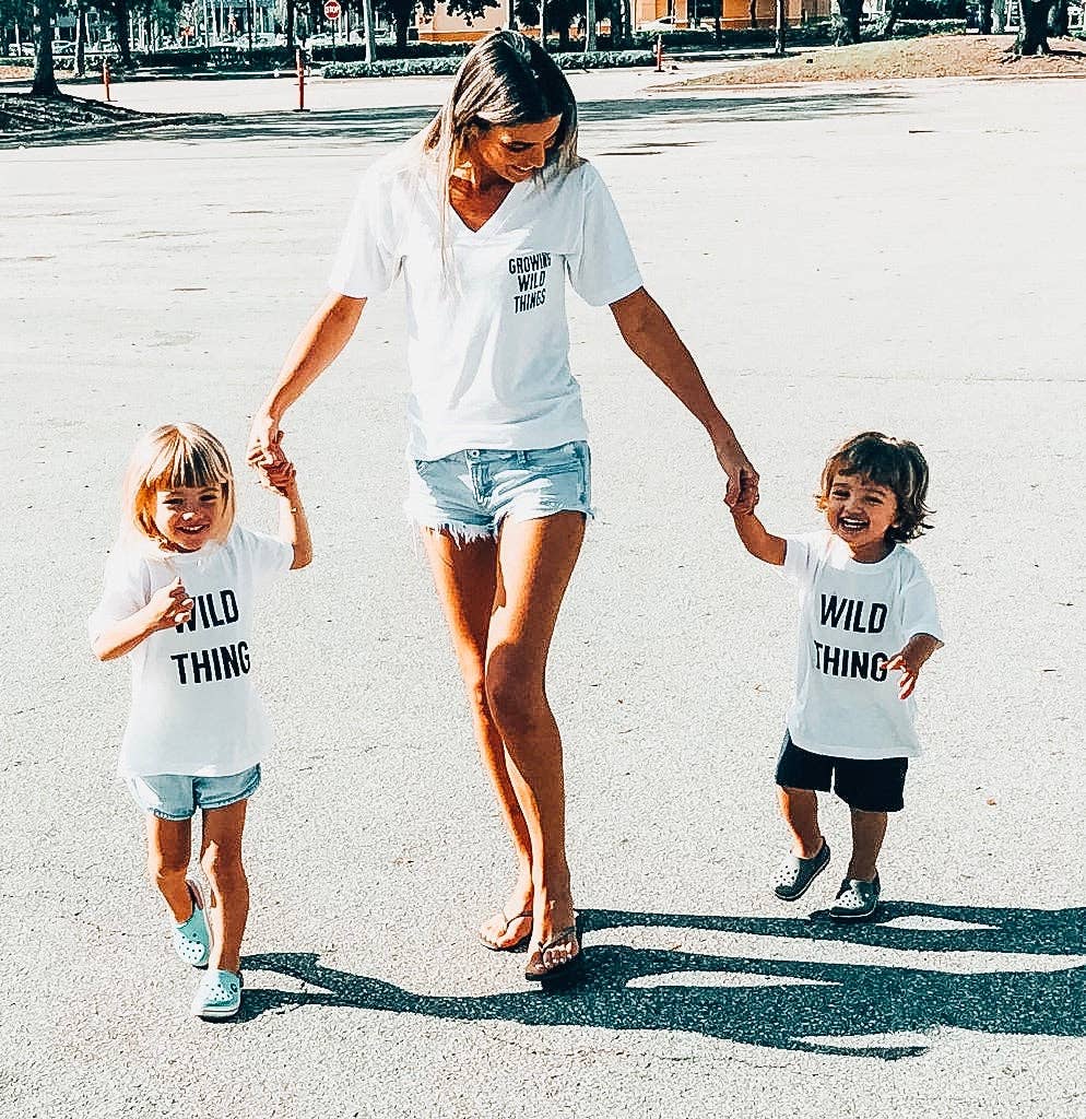 WILD THING | Kids Tee: 18-24M / WHITE