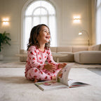 Bamboo Long Sleeve Pajama Set Ruby Berry: Ruby Berry / M(3T)
