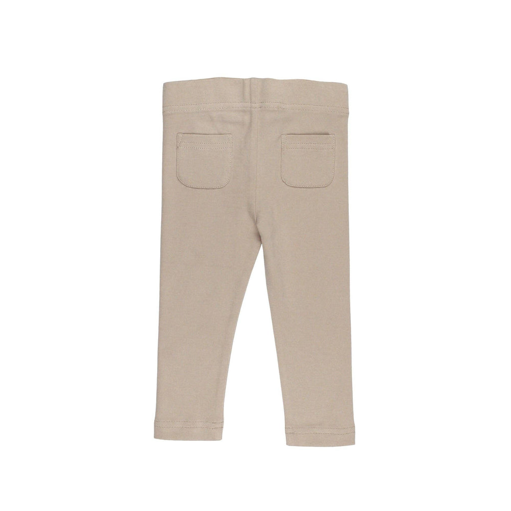 Oatmeal | Organic Baby Dress Pants: 3-6m