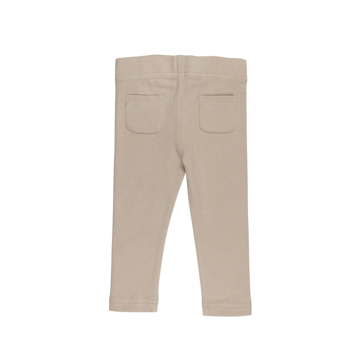 Oatmeal | Organic Baby Dress Pants: 3-6m