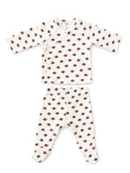 Football / Organic Pointelle Newborn Set: 0 - 3 mo.