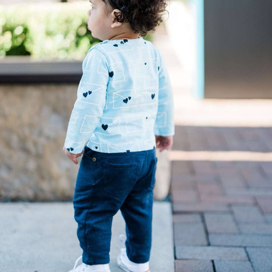 Sweatpant Brooklyn Skinnies_Navy Heather: Boy / Navy Heather / 3T