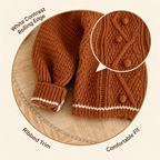 Baby Cable Knit Button Cardigan: 12M