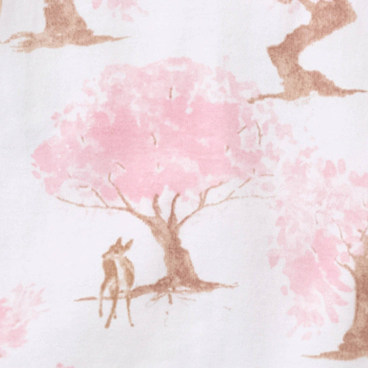 Cherry Blossom Tree Organic Cotton Two-Piece Pajamas: 5T