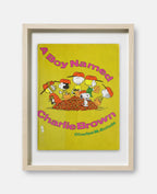 A Boy Named Charlie Brown by Charles Schulz Book Cover Print: Maple Frame / 11×14"