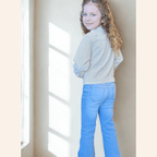 Khaki Distressed Denim Jean Jacket - Child: 4-5T
