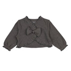 Feather | Organic Pointelle Ruffle Sweater: 6-9m