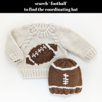 Football Sweater for Baby & Toddler: 0-6 months