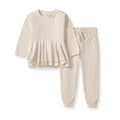 Textured Knit Sweatshirt & Pants Set: 12M