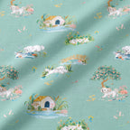 Bamboo Long Sleeve Pajama Set Puppy Lake: XXS(6-12M)