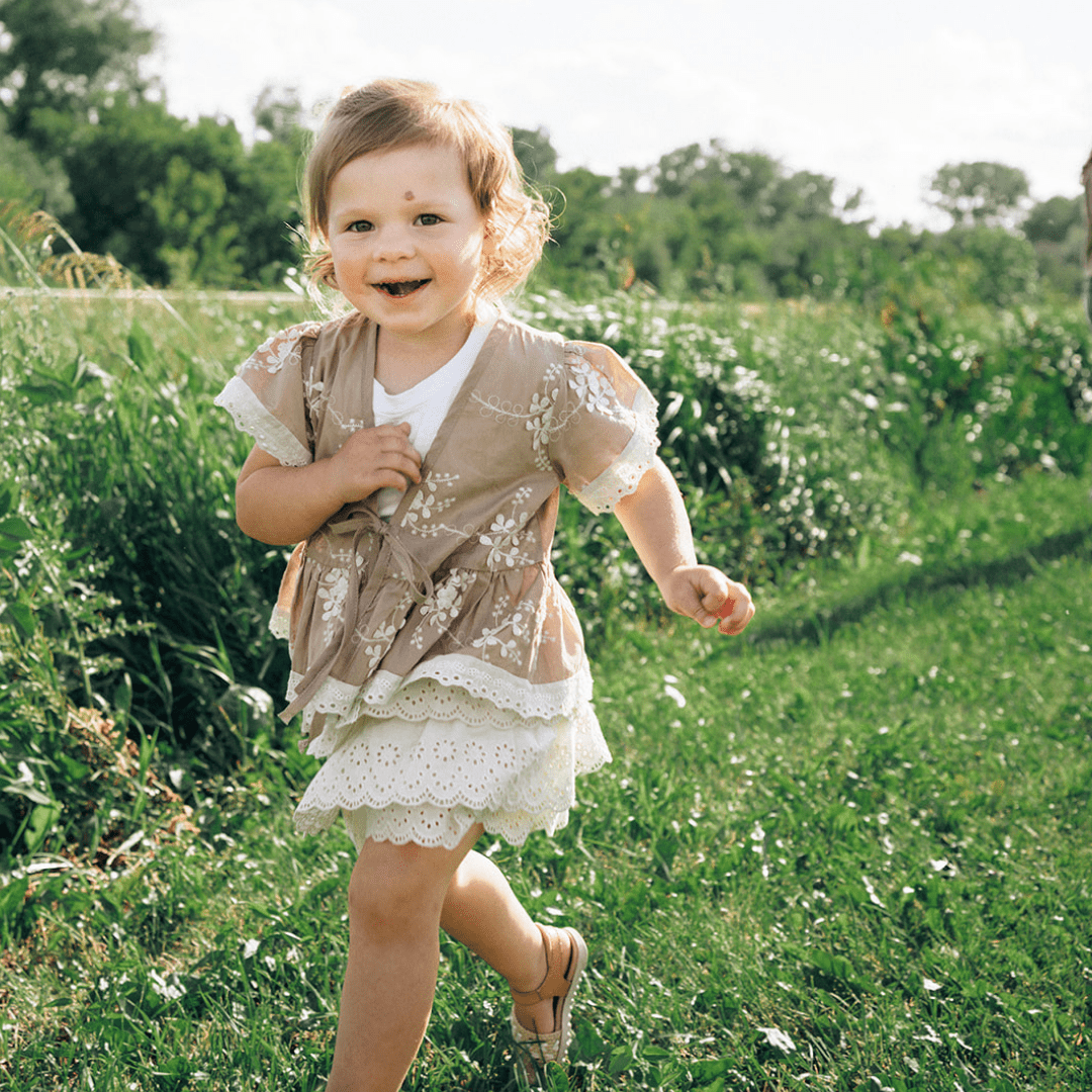 Embroidered Cardigan- Child: 12-18M