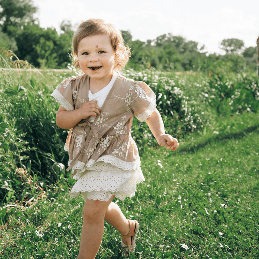 Embroidered Cardigan- Child: 4-5T