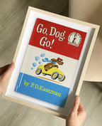 Go Dog Go by P.D. Eastman Book Cover Print: Maple Frame / 11×14"