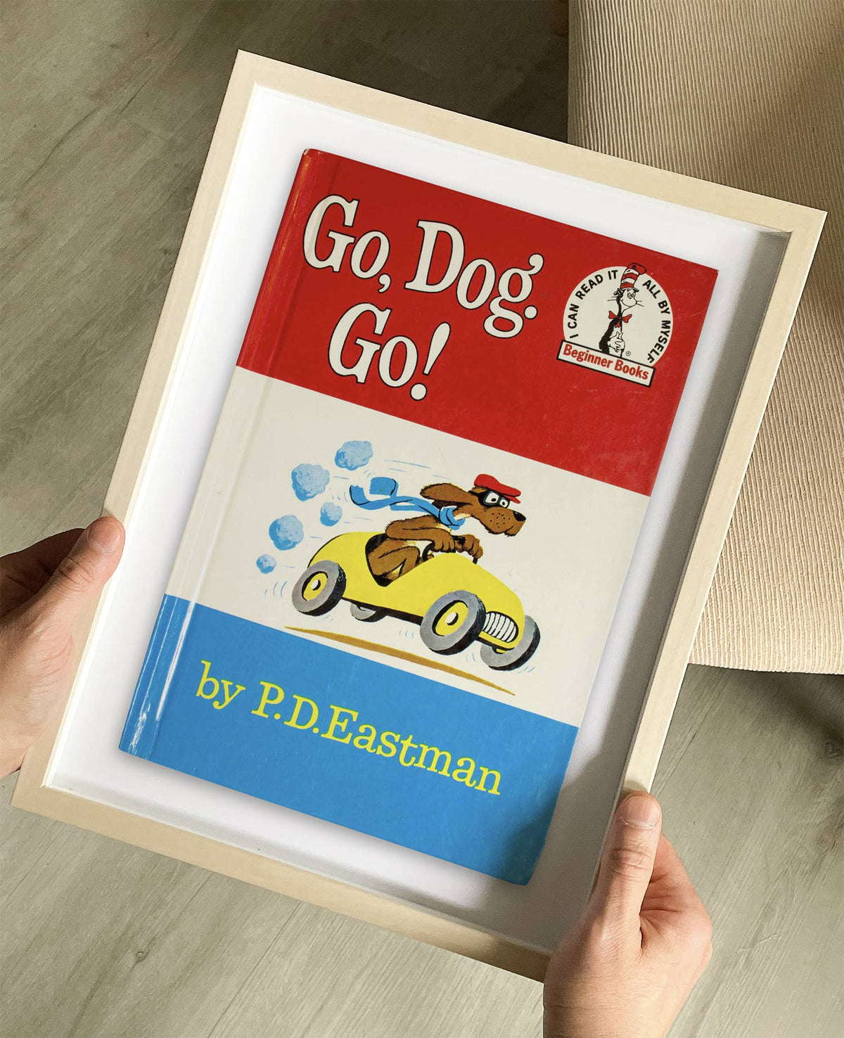Go Dog Go by P.D. Eastman Book Cover Print: Maple Frame / 11×14"