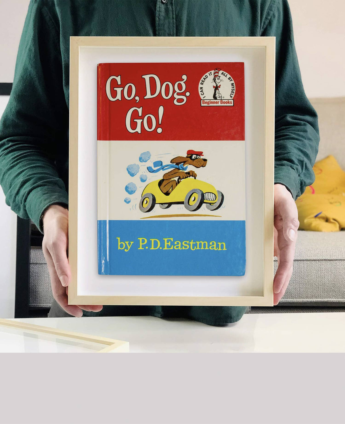 Go Dog Go by P.D. Eastman Book Cover Print: Maple Frame / 11×14"