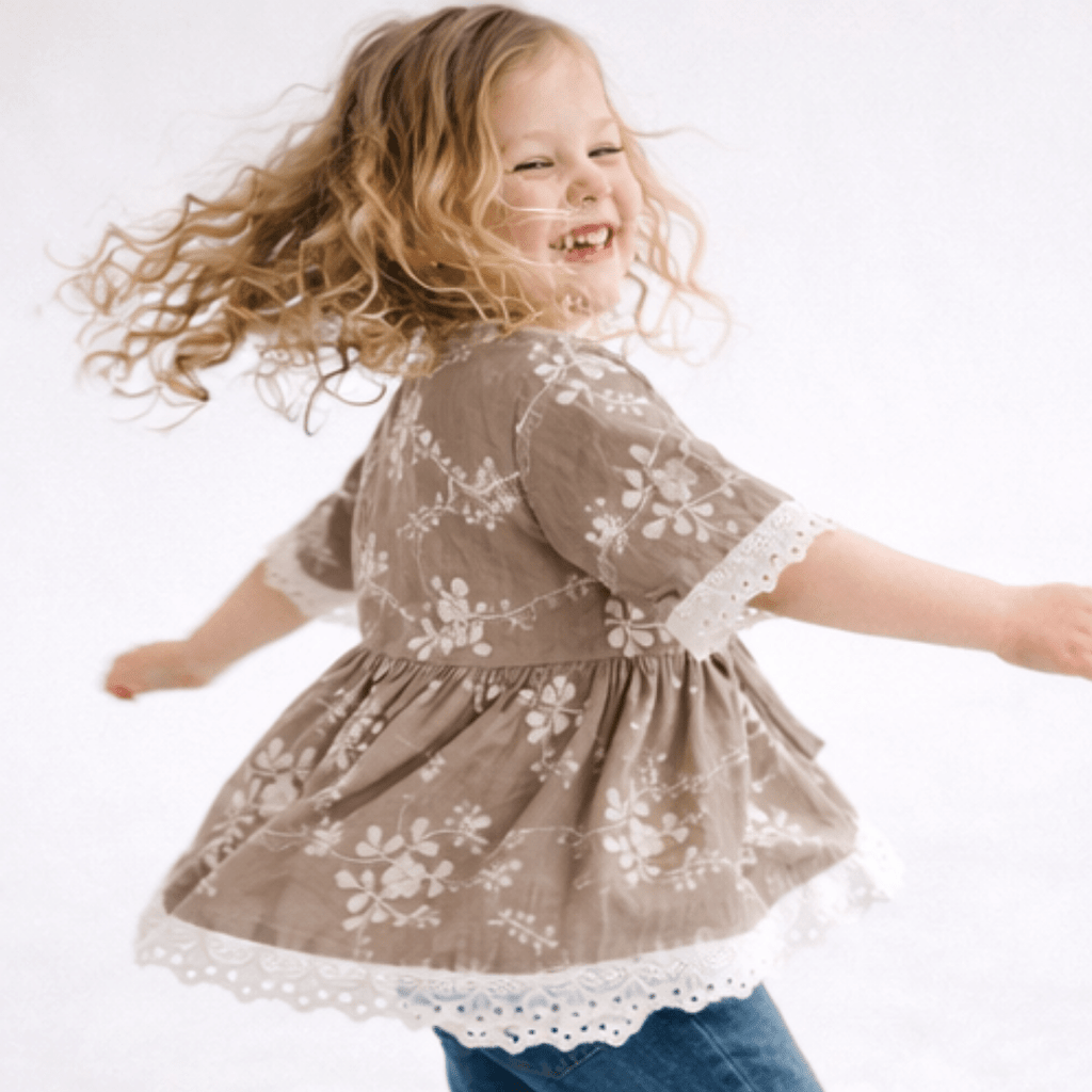 Embroidered Cardigan- Child: 12-18M