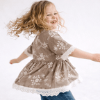 Embroidered Cardigan- Child: 4-5T