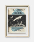 The Odyssey by Homer Book Cover Print: Maple Frame / 11×14"