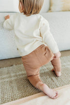 Pocket Baby Pants Sweater Knit (Organic) FW25 - 7 Colors: Chai Spice / 18-24M