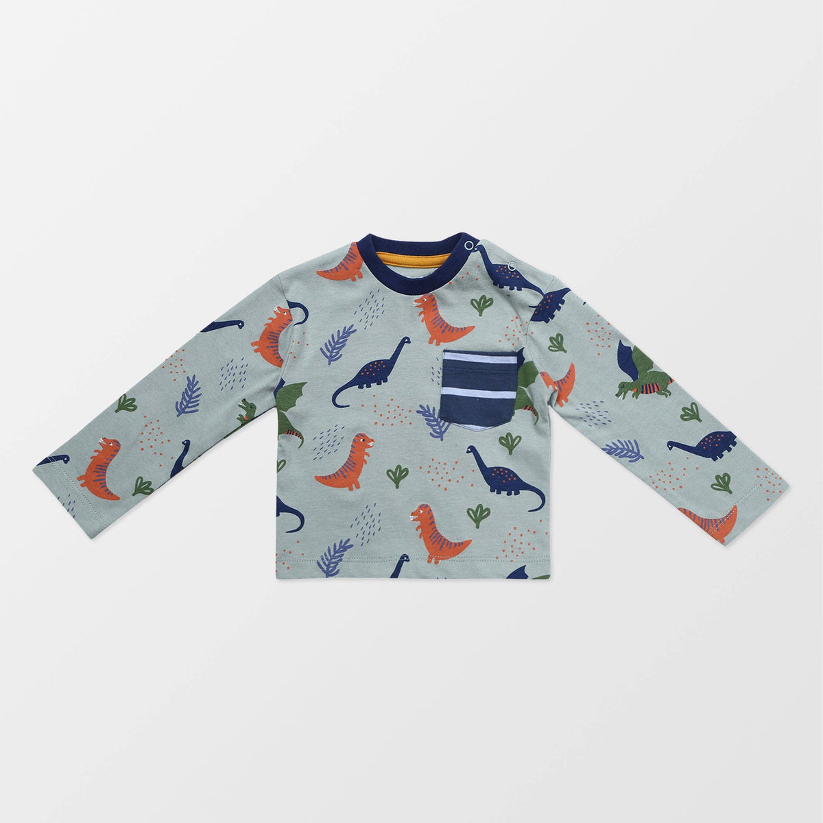 Multicoloured Dinosaur Print Top and Legging Set: 3-6 Months