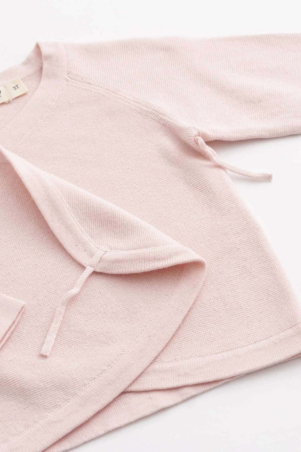 Wrap Cardigan_Light Pink: Girl / Light Pink / 6-9m