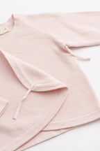 Wrap Cardigan_Light Pink: Girl / Light Pink / 6-9m