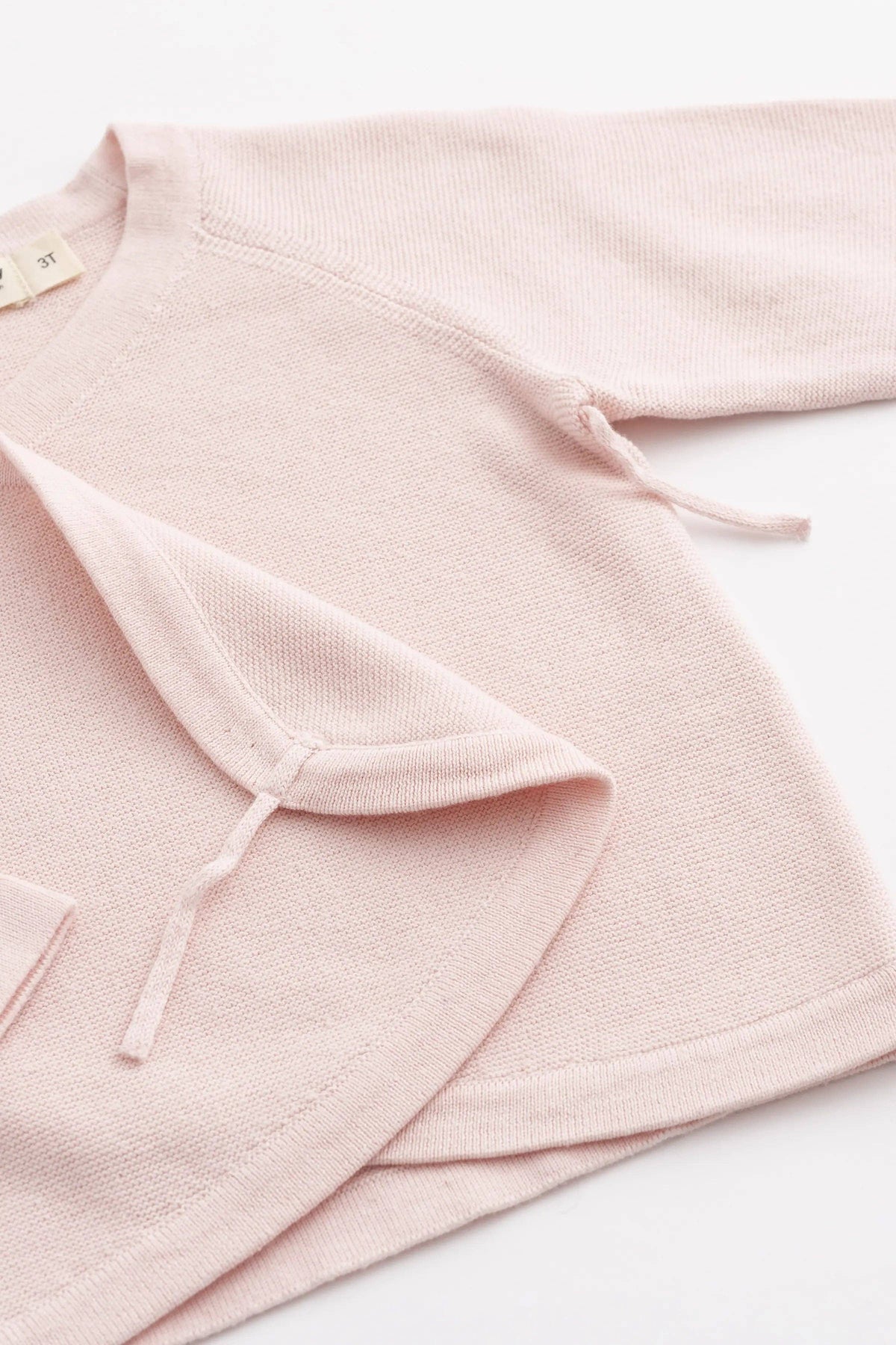 Wrap Cardigan_Light Pink: Girl / Light Pink / 6-9m