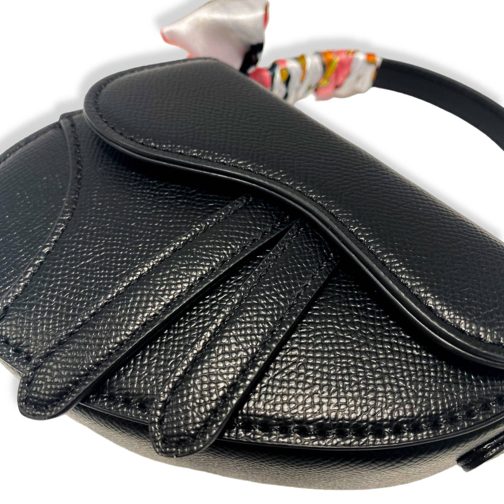 B1309 & B1342 Saddle Purse w/ Scarf (6 Colors): FUCHSIA / B1342 - BIG