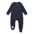 Solid Rib Organic Cotton Sleep & Play - Midnight: Midnight / 6-9 Months