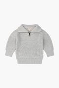 Big Collar Sweater_Heather Grey: Unisex / Heather Grey / 3T