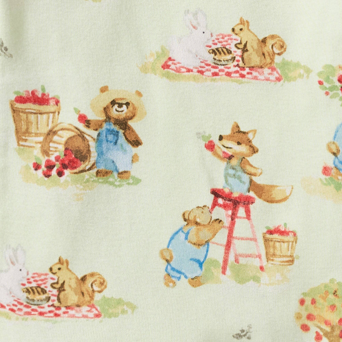 On The Orchard Organic Cotton Two-Piece Pajamas: 18M