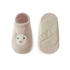MyKids-USA® Kids Girl Embroidered Pattern Non-Slip Floor Soft Socks: Green / S (0-1Y)