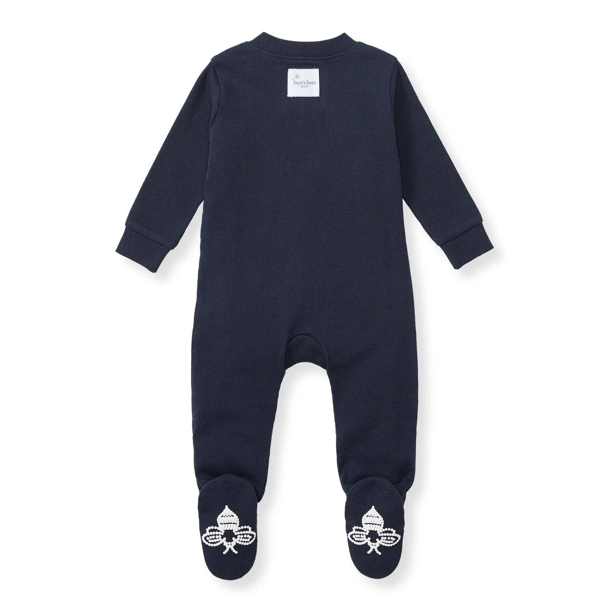 Solid Rib Organic Cotton Sleep & Play - Midnight: Midnight / 0-3 Months