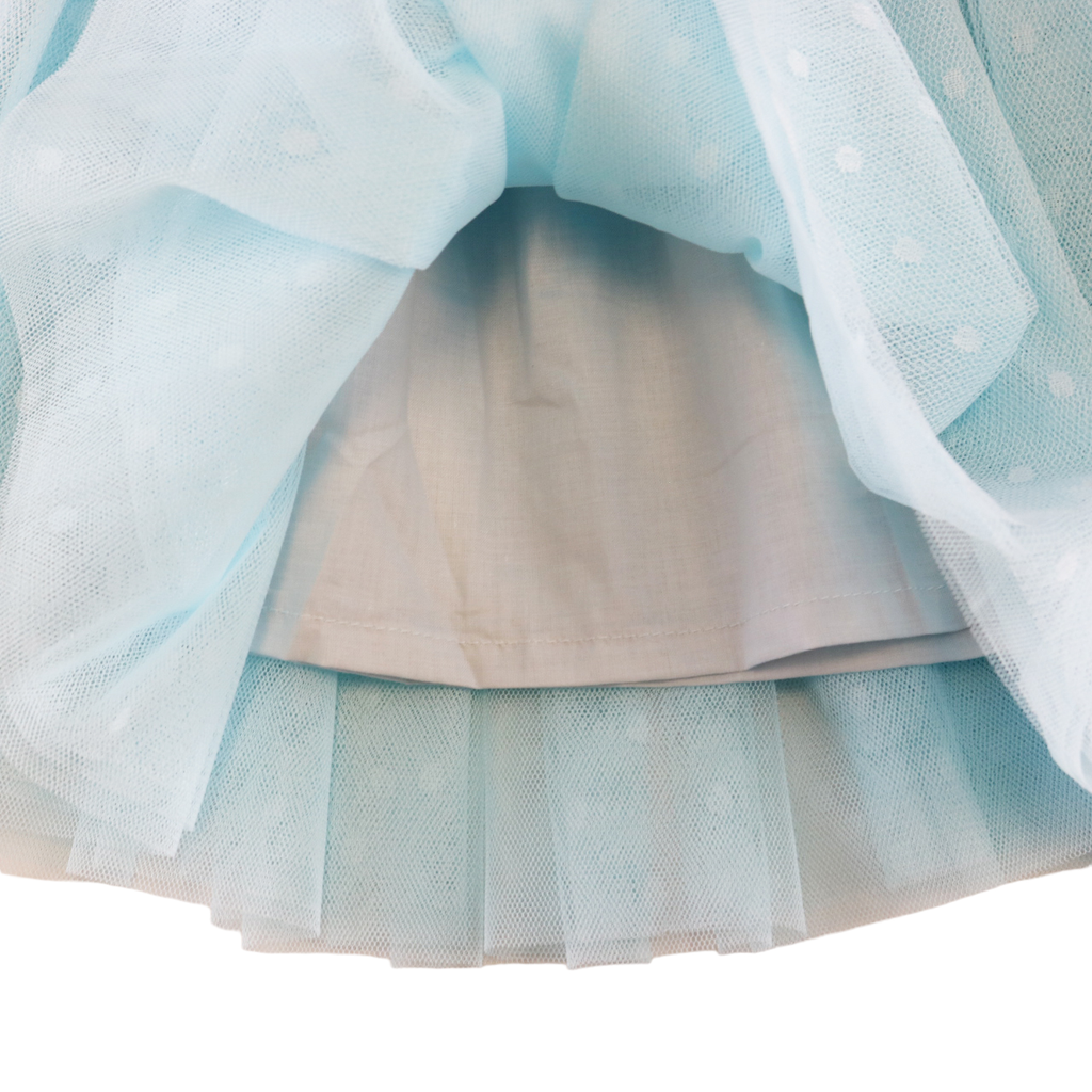 82220 Mesh Dots Tutu BLACK 3T