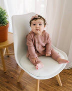 Hooded Double Button Baby Coat Jacket (Organic) 4 Colors: Stone / 6-12M