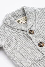 Collegiate Cardigan_Heather Grey: Unisex / Heather Grey / 3T