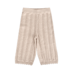 Daisy Bee Baby Knit Top & Pants Set (Organic Cotton): Cottonwood / 2-3T