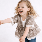Embroidered Cardigan- Child: 12-18M