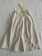 Yoshi Pants Ecru Gender Neutral — Cotton Kids Pants | Infant to Tween 0-13 Years: 5 Years