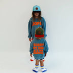 SORRY, MY DOG ATE MY HOMEWORK | DUSTY BLUE | oversized drop shoulder | KIDS: DUSTY BLUE / 4-6 PULLOVER