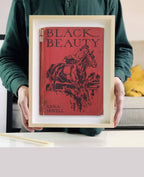 Black Beauty by Anna Sewell Book Cover Print: Maple Frame / 11×14"