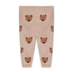 Bear Knit Baby Pullover & Pant Set (Organic Cotton): Marl Brown / 18-24M