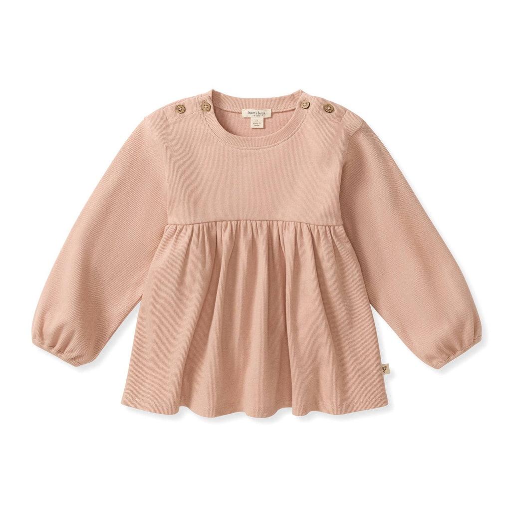 Button Neck Tunic: 3-6M