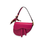 B1309 & B1342 Saddle Purse w/ Scarf (6 Colors): GREY / B1309 - SMALL