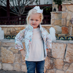 Birdie Multi Youth Quilted Snap Jacket: 2T