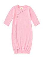 Pink / Ribbed Gown: 0 - 3 mo.