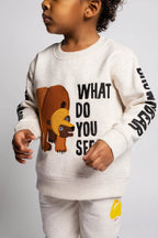 Sporty Sweatshirt_Eric Carle Brown Bear: Unisex / Eric Carle Brown Bear / 9-12m