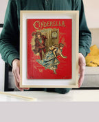 Cinderella Book Cover Print: Maple Frame / 11×14"